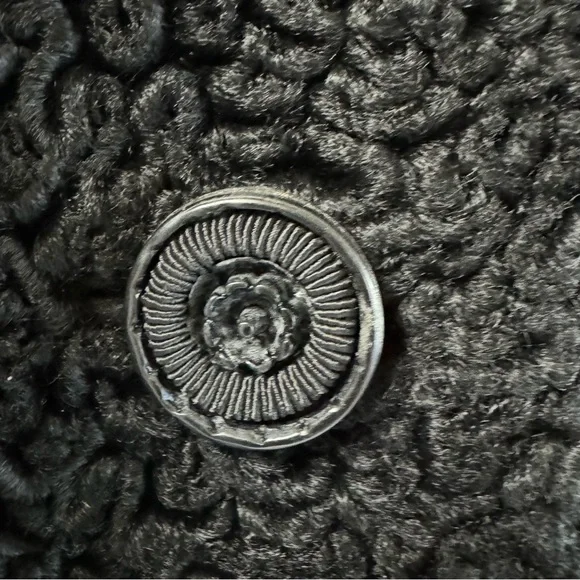 Vintage Astrakin Lepshire Black Curly Persian Lamb Wool Short Coat Mink … - Picture 10 of 16